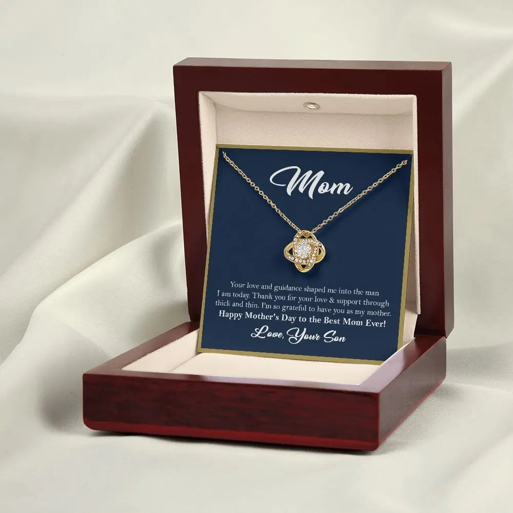 Wife I Saw You I Wanted You and I Got Lucky | Love Knot Pendant Message Card |