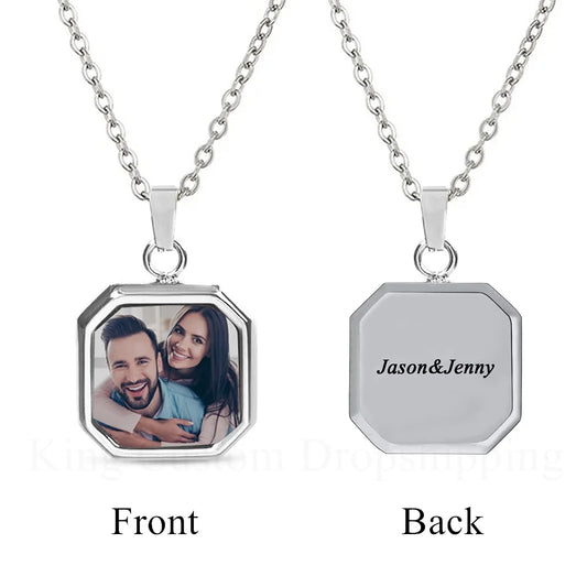 HeatReveal⢠Custom Necklace š„š Your Secret Message Appears