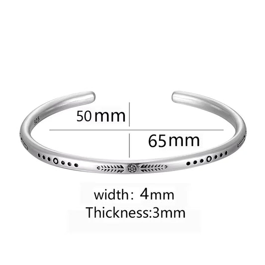 Men' s Bracelet 3Pcs/ Set Tibetan Buddhism Lucky Knot Rope Natural Weathered Agate Beads Hand Carve Cuff Bracelet On Hand Gift