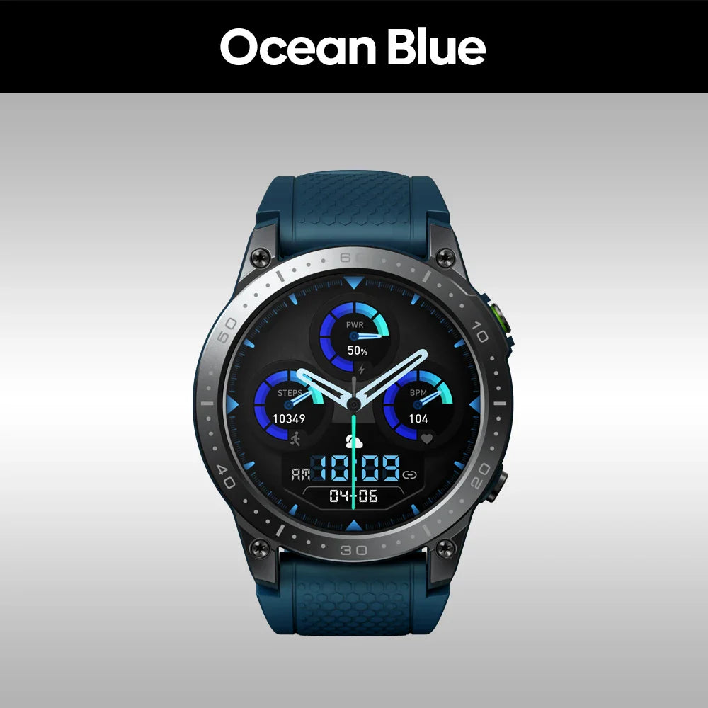 Zeblaze Ares 3 Pro Smart Watch Ultra HD AMOLED Display Voice Calling Function 100+ Sports Modes 24H Health Monitor Smartwatch
