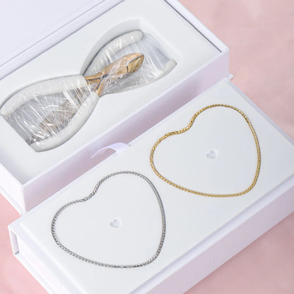 Qitian New Permanent Eternal Bracelet Couple Jewelry Gift Box Set Do it Yourself Fashion Bracelet Kit Valentine's Gift For Lover