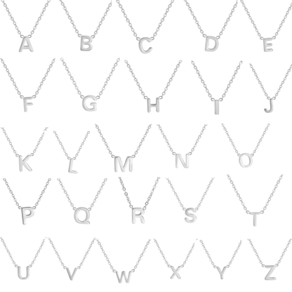 Cazador Minimalist Initial A-z Letter Necklace For Women Alphabet