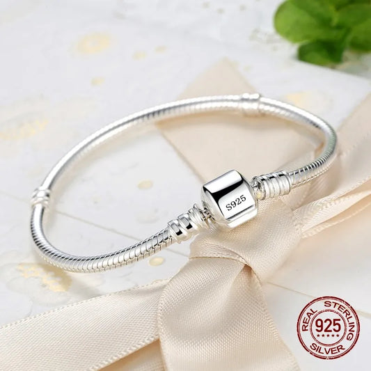 Handmade Snake Bone Bracelet – 925 Sterling