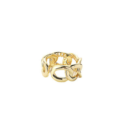 Full Diamond Personalized Index Finger Ring