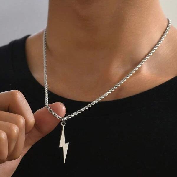 Simple Hemp Flowers Chain Jewelry Stainless Steel