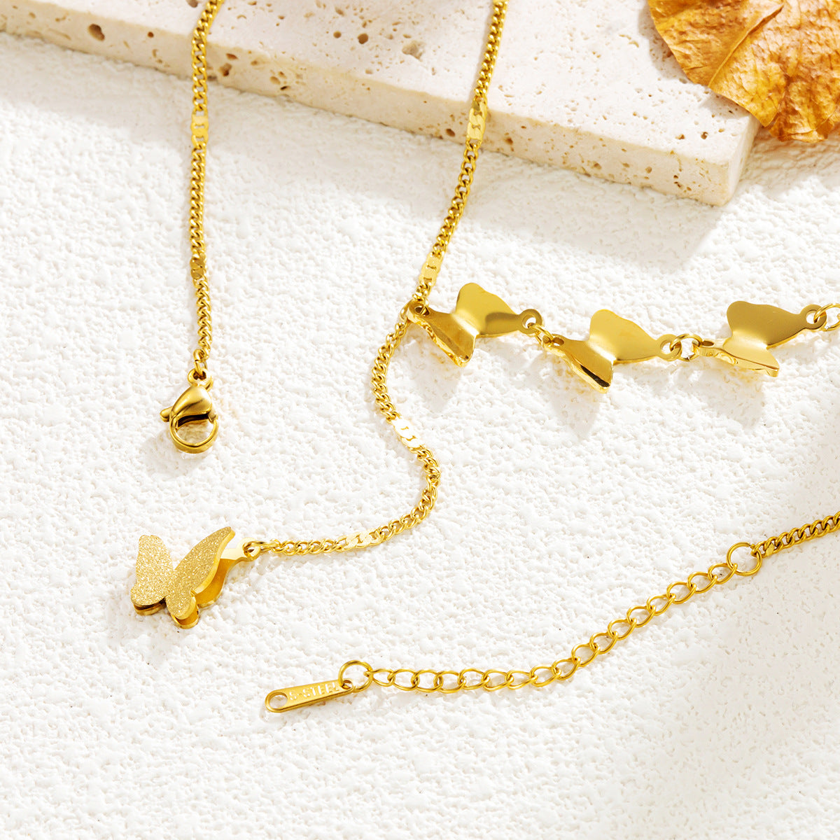 Simple Fashion Personality All-match Butterfly Clavicle Chain Necklace