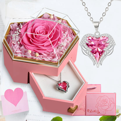 Everlasting Love: Ocean Heart Necklace Gift Set