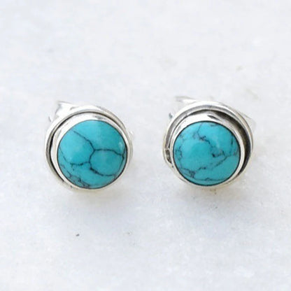 Stainless Steel Volution Stud Earrings