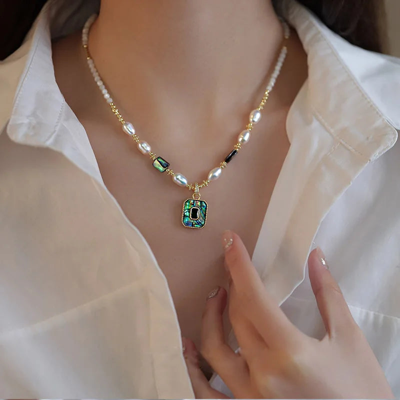 New Arrival Luxury Beauty Pendant 100% Natural Freshwater Pearl 14K Gold Filled Ladies Necklace Jewelry For Women Wedding Gifts