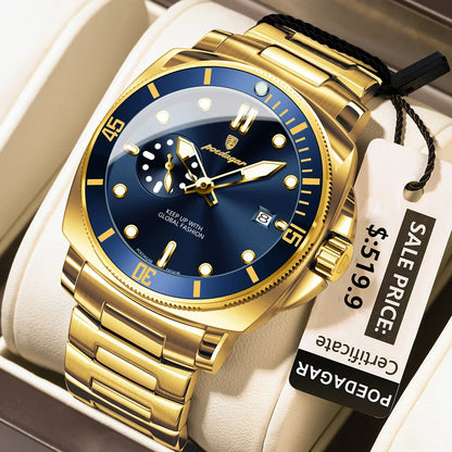 POEDAGAR SportLux® – Men’s Waterproof Quartz Watch