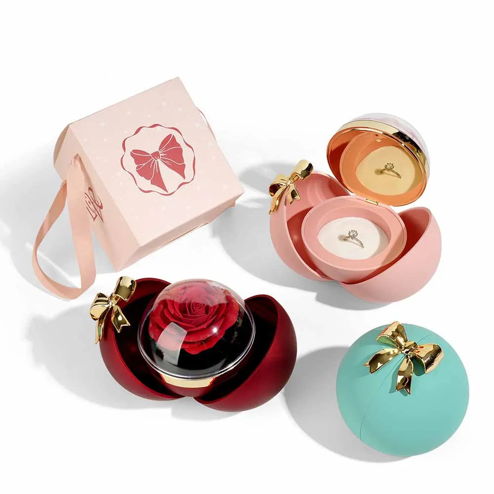 Luxury Rose Flower Ring Box – Make Your Proposal Unforgettable