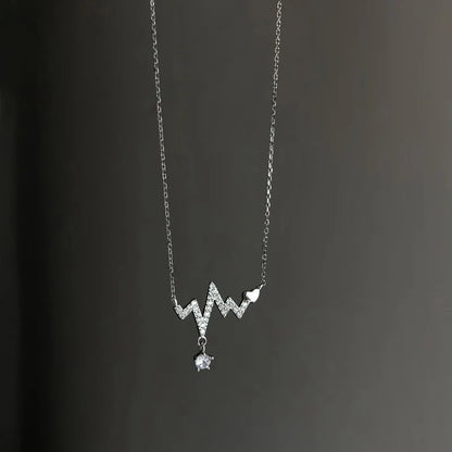 Toggle Clasp White Pendant Necklace