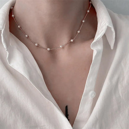 Endearing Three Layer Three Pendant Golden Metal Necklace