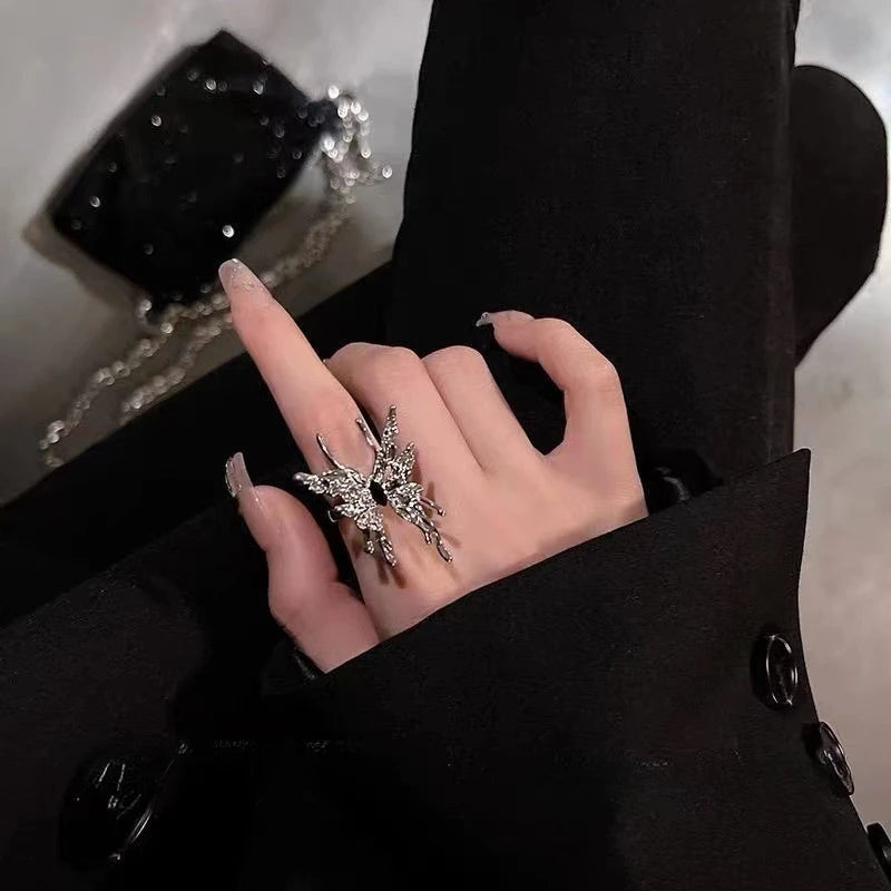 Stainless Steel Simple Smooth Metal Heart Ring for Women Men Y2K Trendy Ring Korean Elegant Party Jewelry Couple Gifts