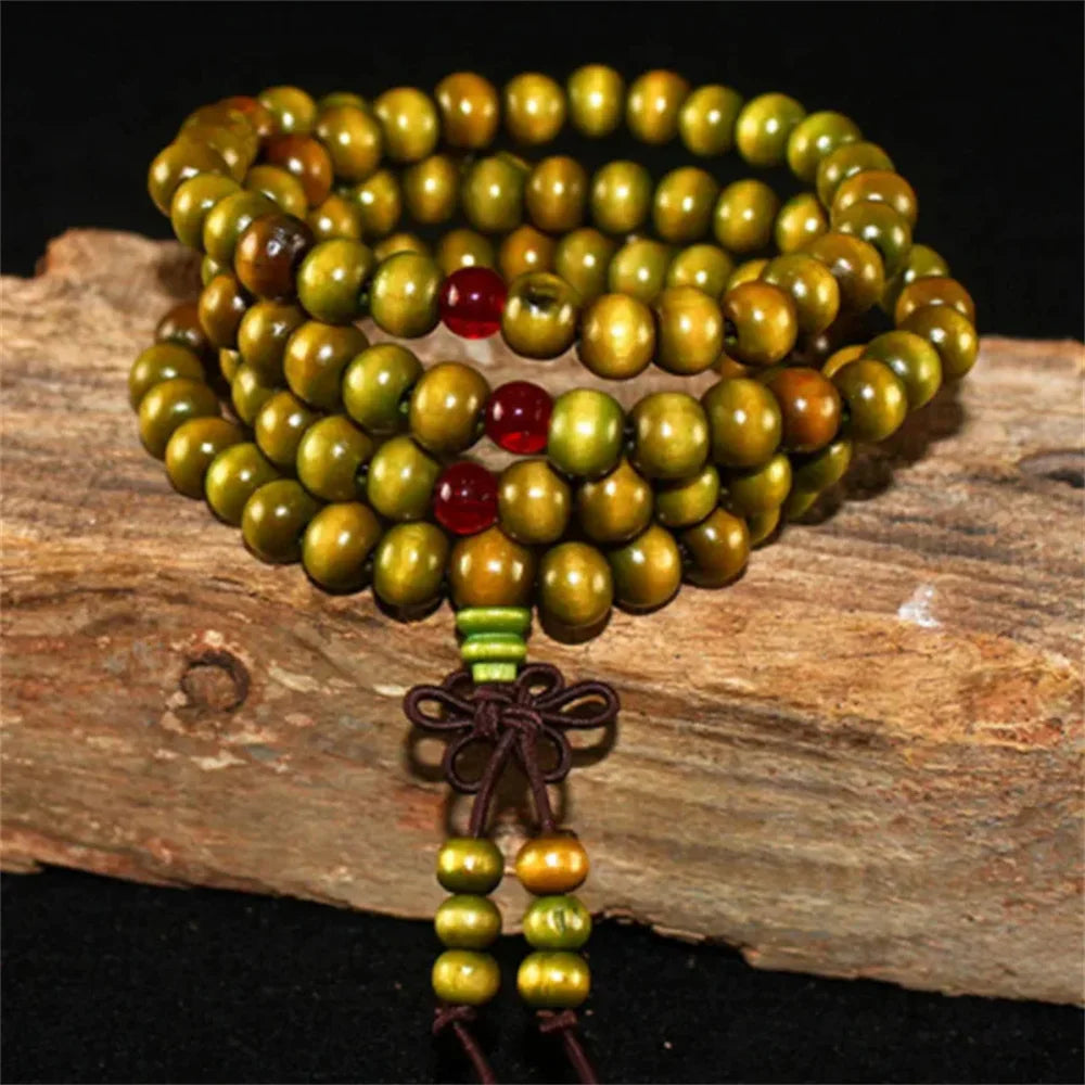 Mala Bead, Mala Bracelet, 108 Mala Bead, 8mm Mala Bracelet, Jewelry, Sandalwood Mala, Meditation Bracelet, Wrist Mala