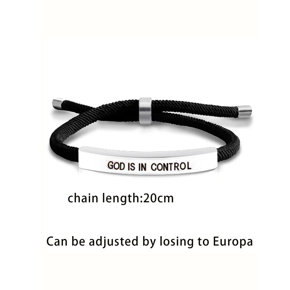 FaithGrip™ “God Is in Control” Bracelet ✝️✨