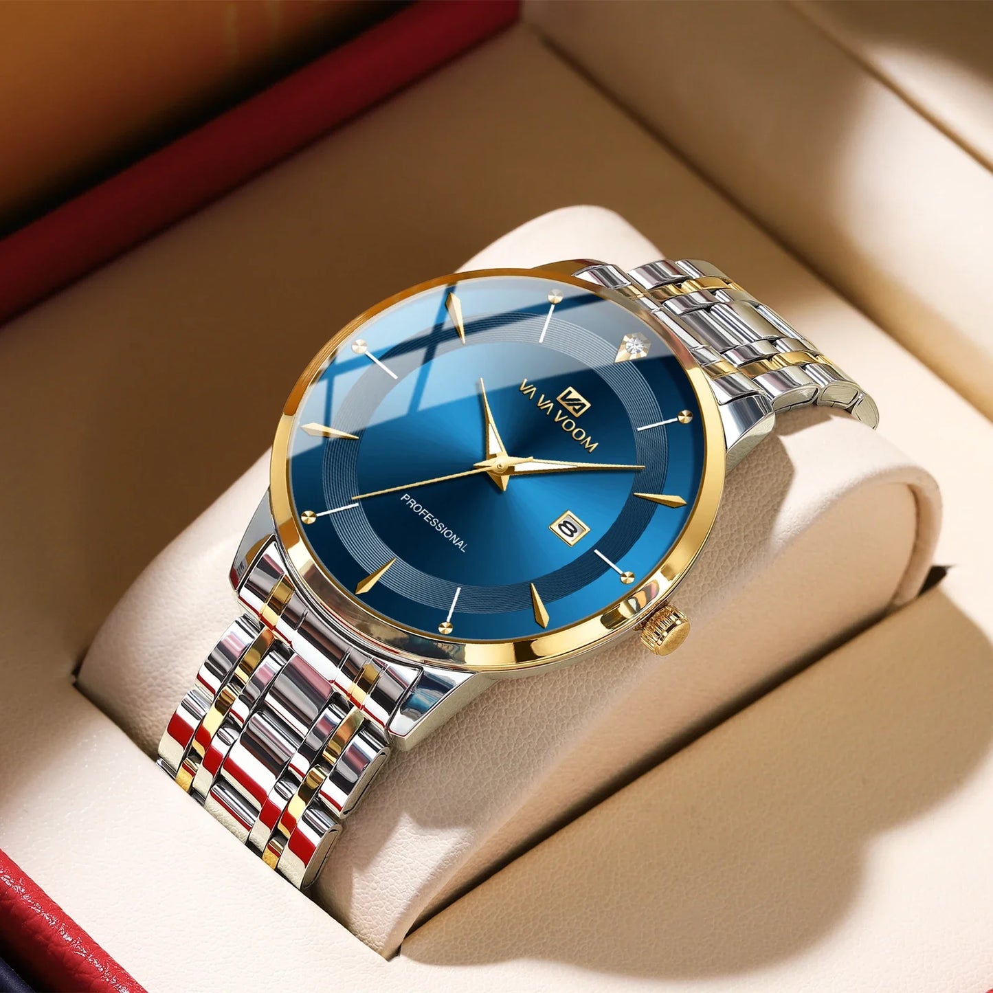 Luxury Stainless Steel Watch