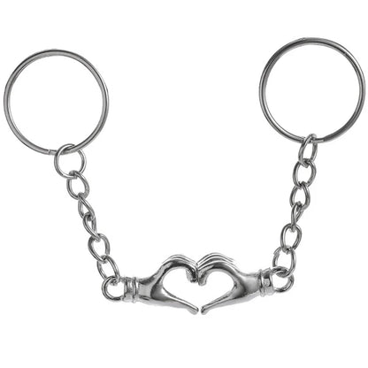 HandLink™ Couple Keychain 💑 — Always Connected Together