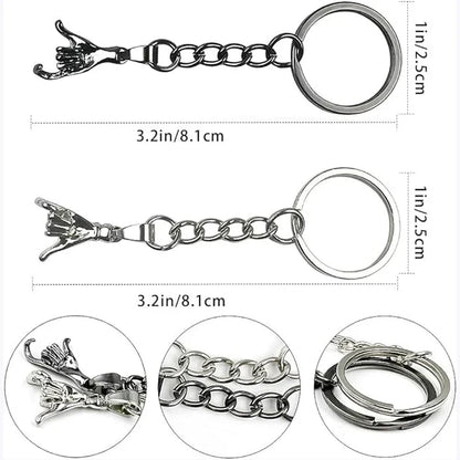 HandLink™ Couple Keychain 💑 — Always Connected Together