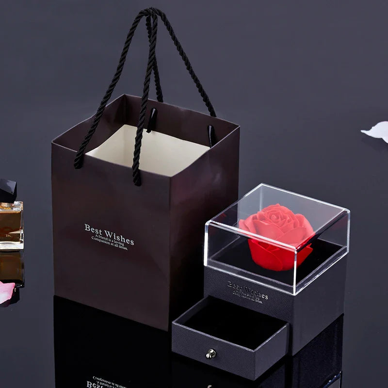 Eternal Bloom Rose Jewelry Box