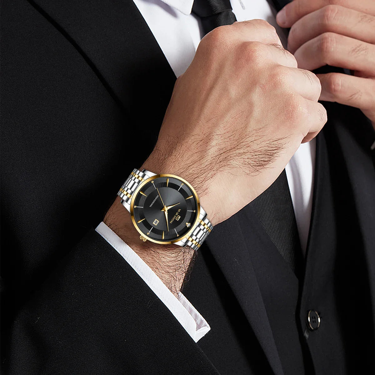 Luxury Stainless Steel Watch