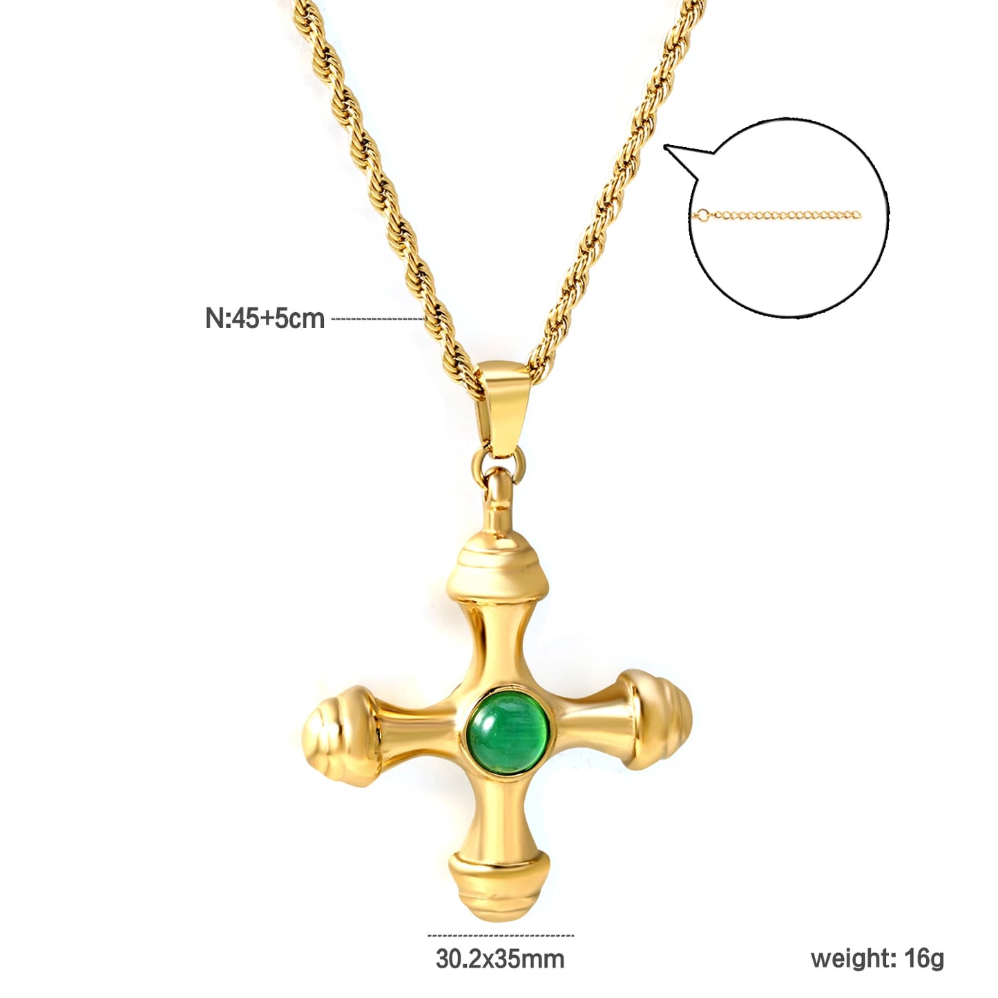 Gold Color Jewelry Male Female Necklaces