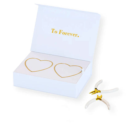 Qitian New Permanent Eternal Bracelet Couple Jewelry Gift Box Set Do it Yourself Fashion Bracelet Kit Valentine's Gift For Lover