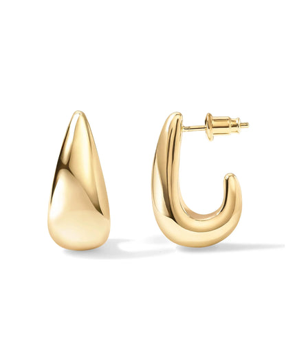 Harry Potter Gold Plated Time Turner Stud Earrings