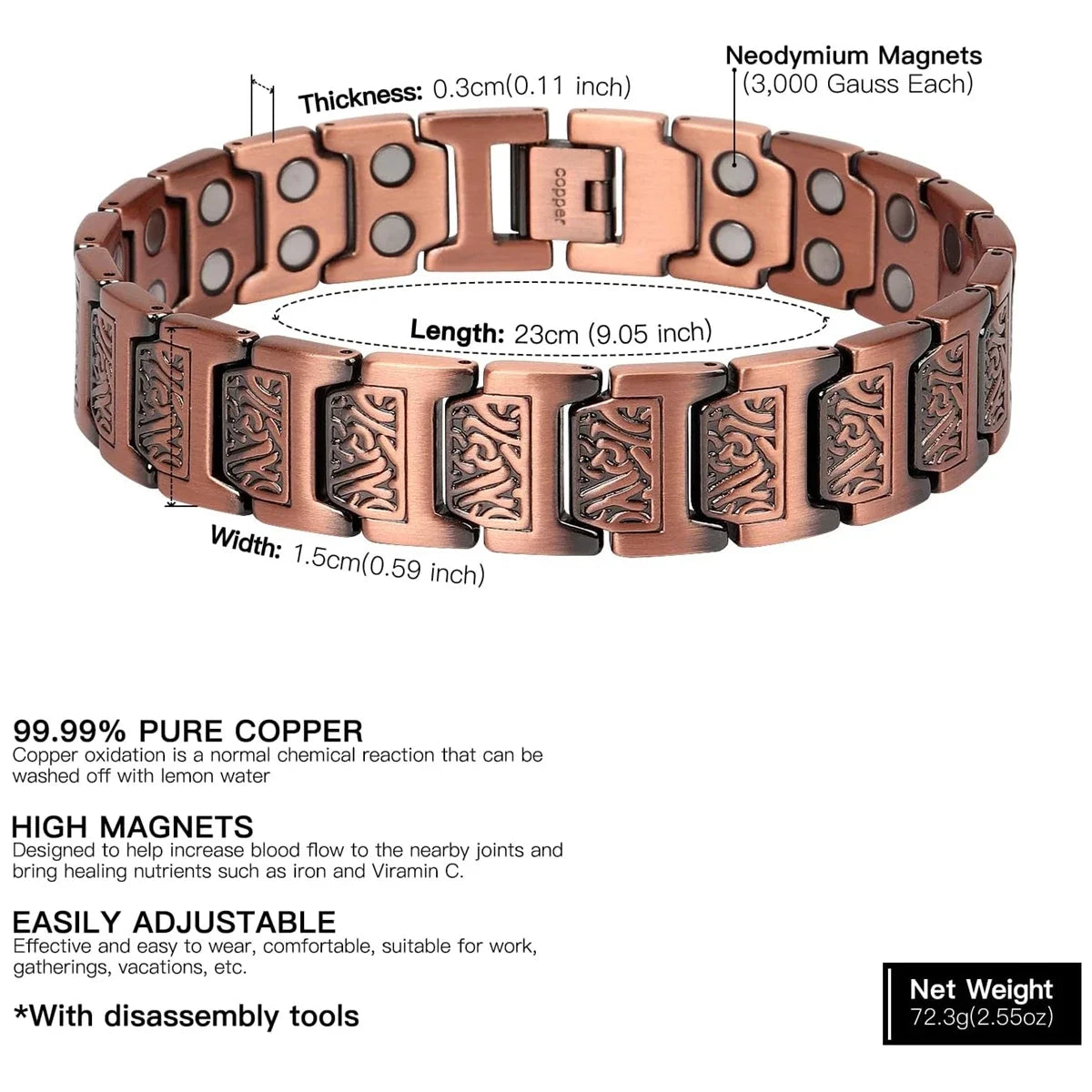 MagnaCopper™ Wellness Bracelet 🧲✨ Style Meets Balance