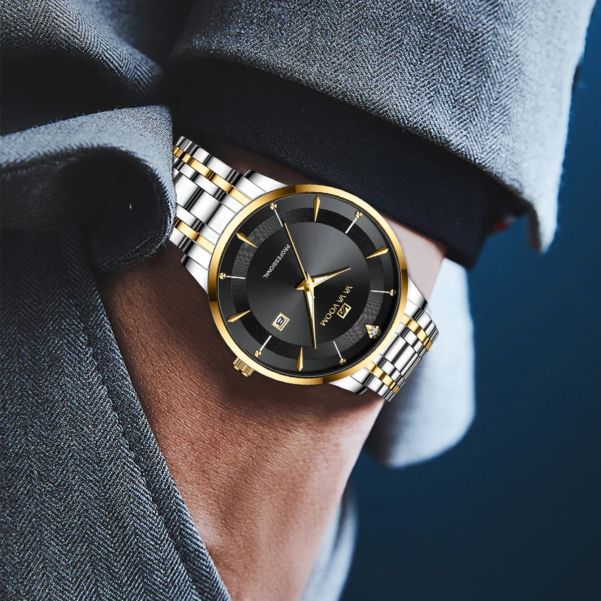 Luxury Stainless Steel Watch