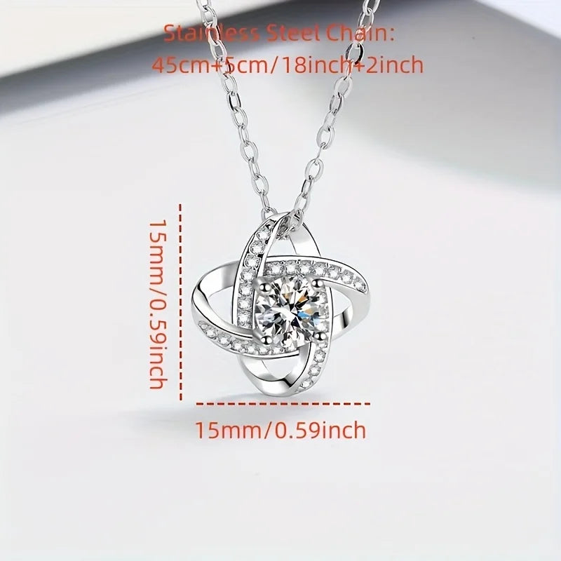 Mom Gift From Son ,"Thank You",Knot Necklace