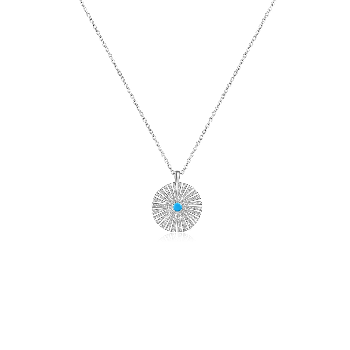 Wholesale Jewelry Cute Horse Eye 304 Stainless Steel Zircon 18K Gold Plated Pendant Necklace Cable Chain