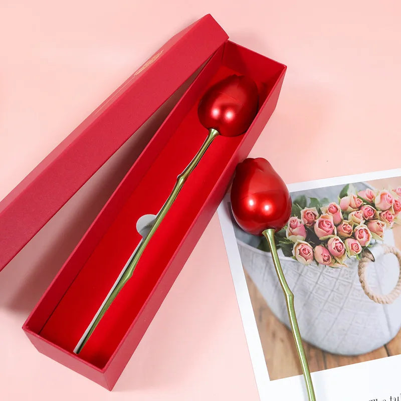 Heart Necklace in Bloom – Perfect Gift in a Rose Gift Box