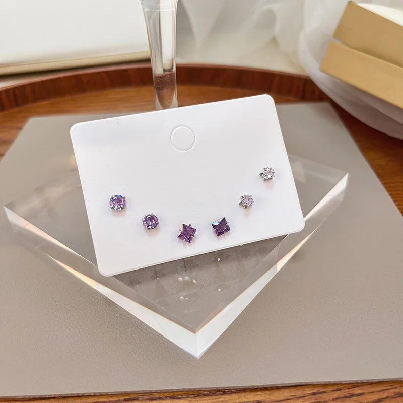 S925 Silver Mini Stud Earrings Set – Elegant, Simple & Cute Jewelry for Women & Girls™