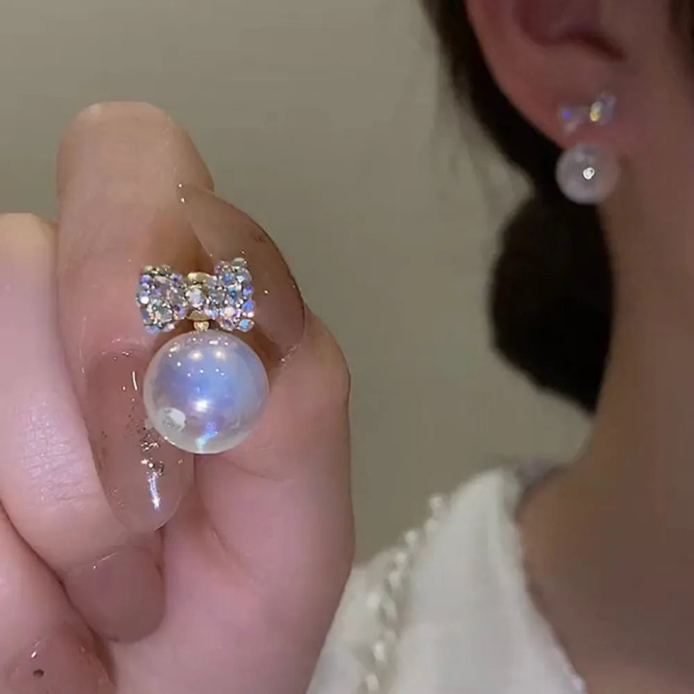 Long Tassel Pearl Earrings