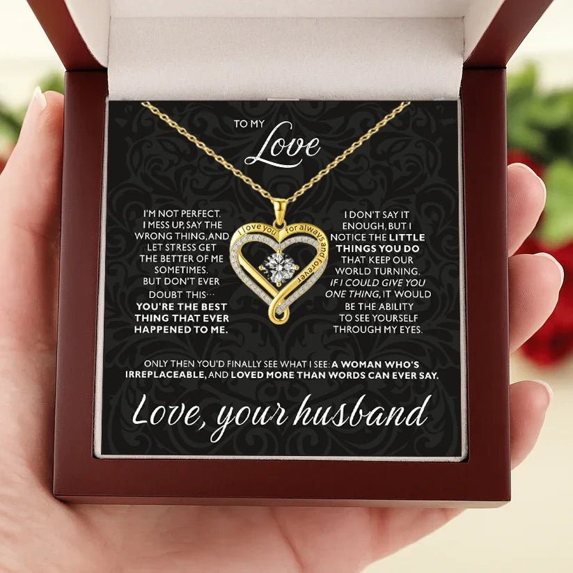 ForeverAlways™ Wife Necklace 💕💎 Love Without End