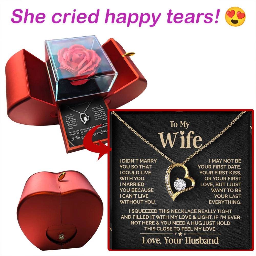Daughter Necklace| Love You For The Rest Of My Life
