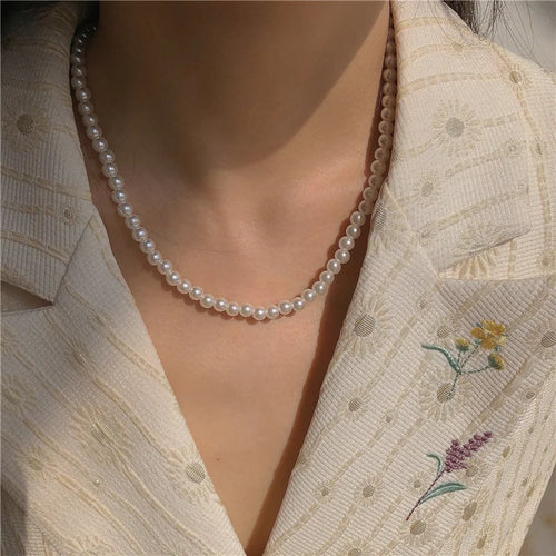 Light And Luxurious Opal Bow Necklace Women's Ins Fashionable And
