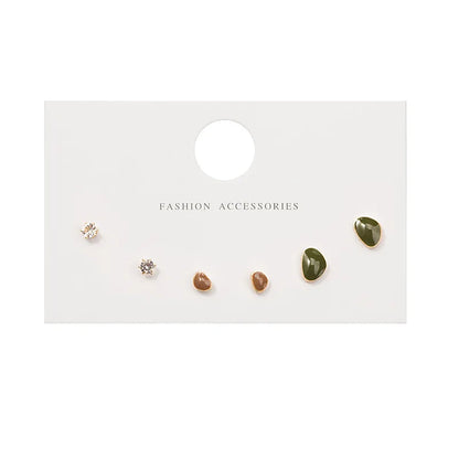 S925 Silver Mini Stud Earrings Set – Elegant, Simple & Cute Jewelry for Women & Girls™
