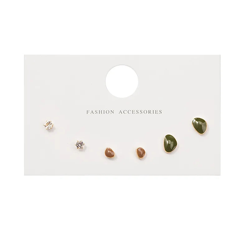 S925 Silver Mini Stud Earrings Set – Elegant, Simple & Cute Jewelry for Women & Girls™