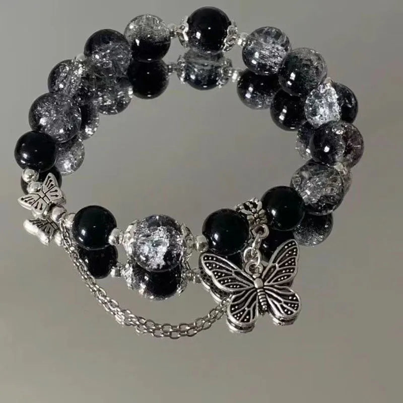 Aquamarine Crystal Star Bracelet