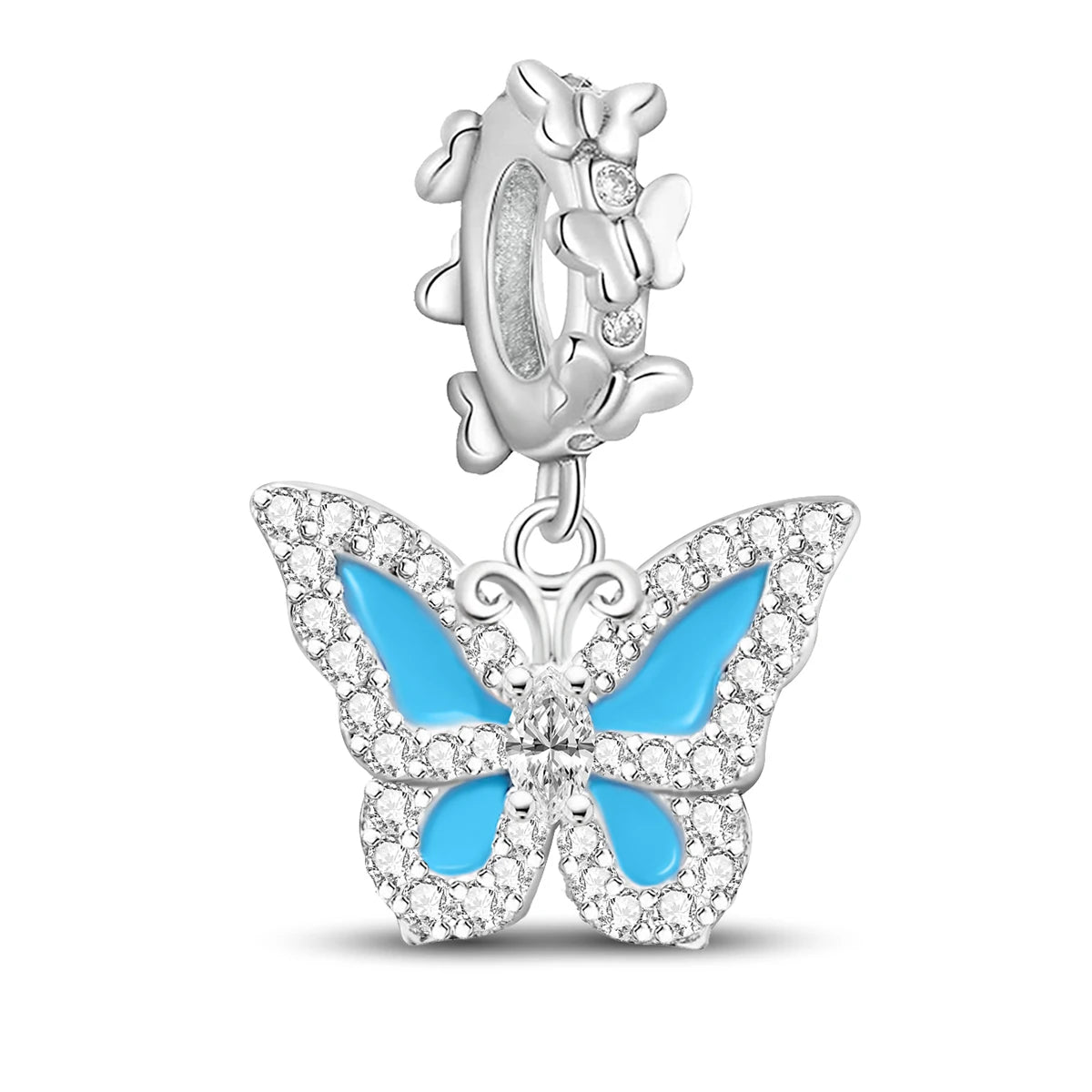 Prima 18ct White Gold Pave Diamond Set Stud Earrings