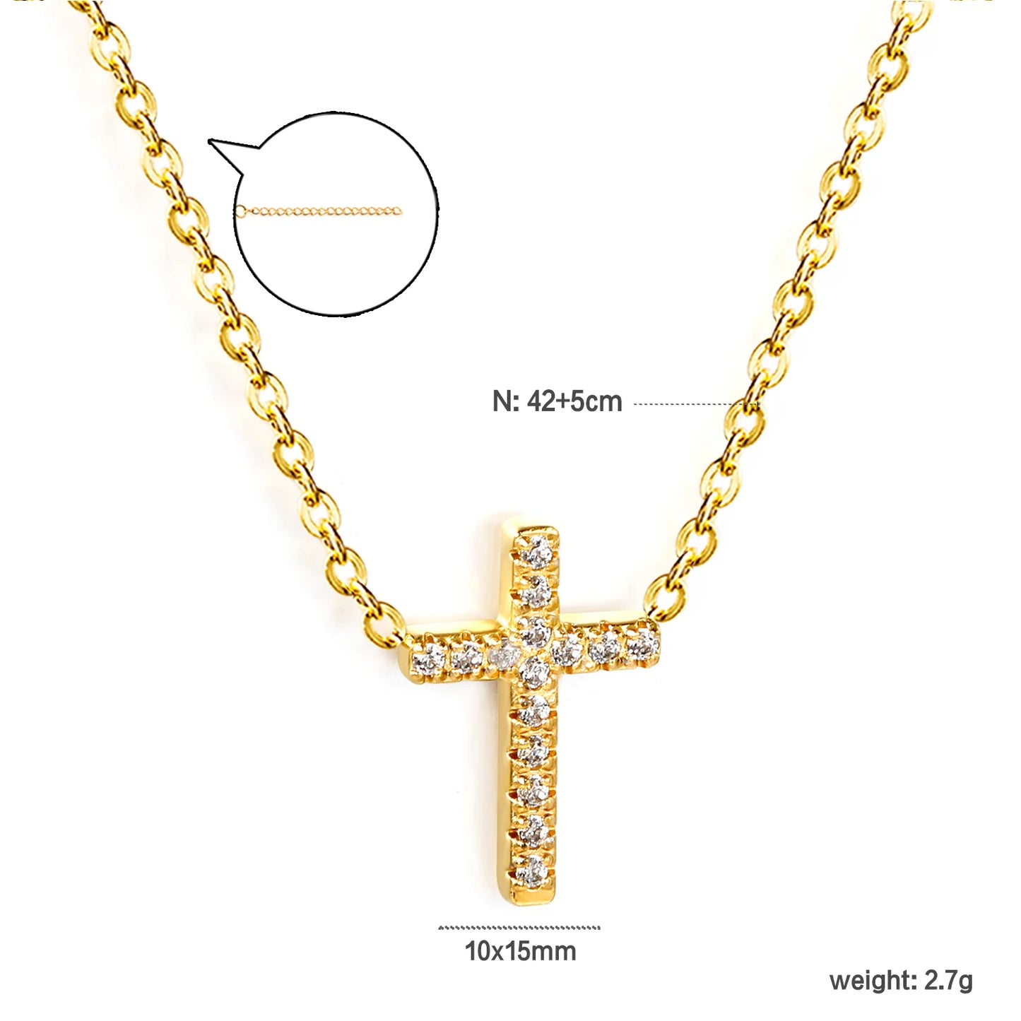 Gold Color Jewelry Male Female Necklaces