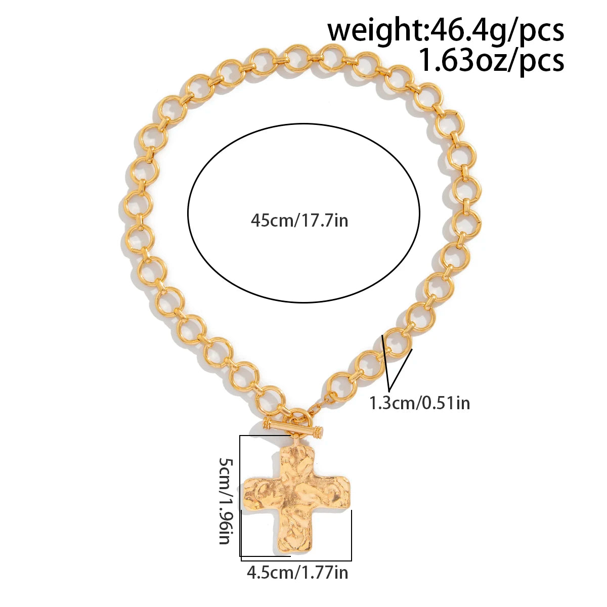 FaithForge™ Eternal Cross Necklace