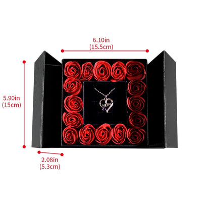 Eternal Rose Necklace & Pendant – A Gift of Timeless Beauty