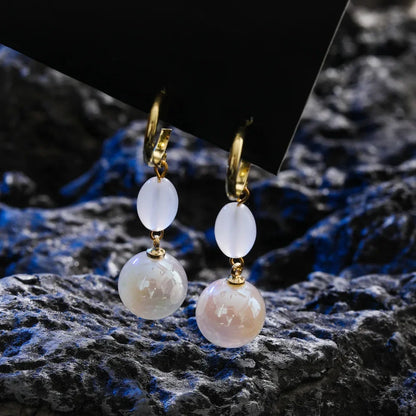 Long Tassel Pearl Earrings