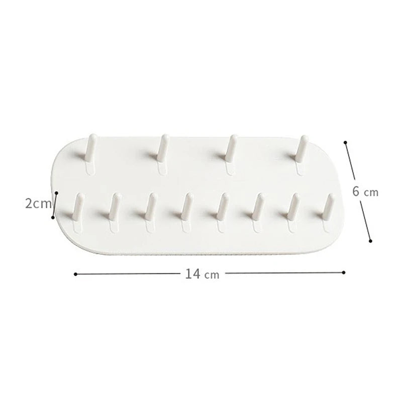 Multifunctional Jewelry Storage Rack Hook Wall Mounted Ring Earring