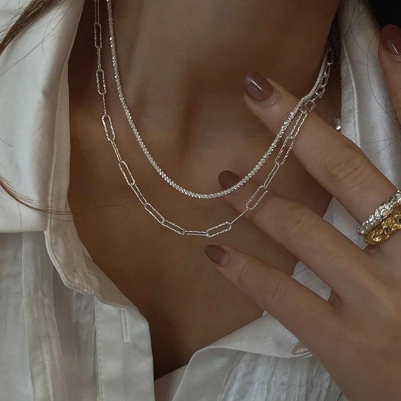 New Wine Red Cherry Gold Colour Pendant Necklace For Women Personality Fashion Necklace Wedding Jewelry Birthday Gifts