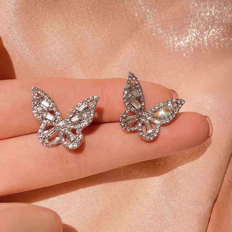 Elegant Mesh Zircon Earrings – Perfect for Parties & Gifting