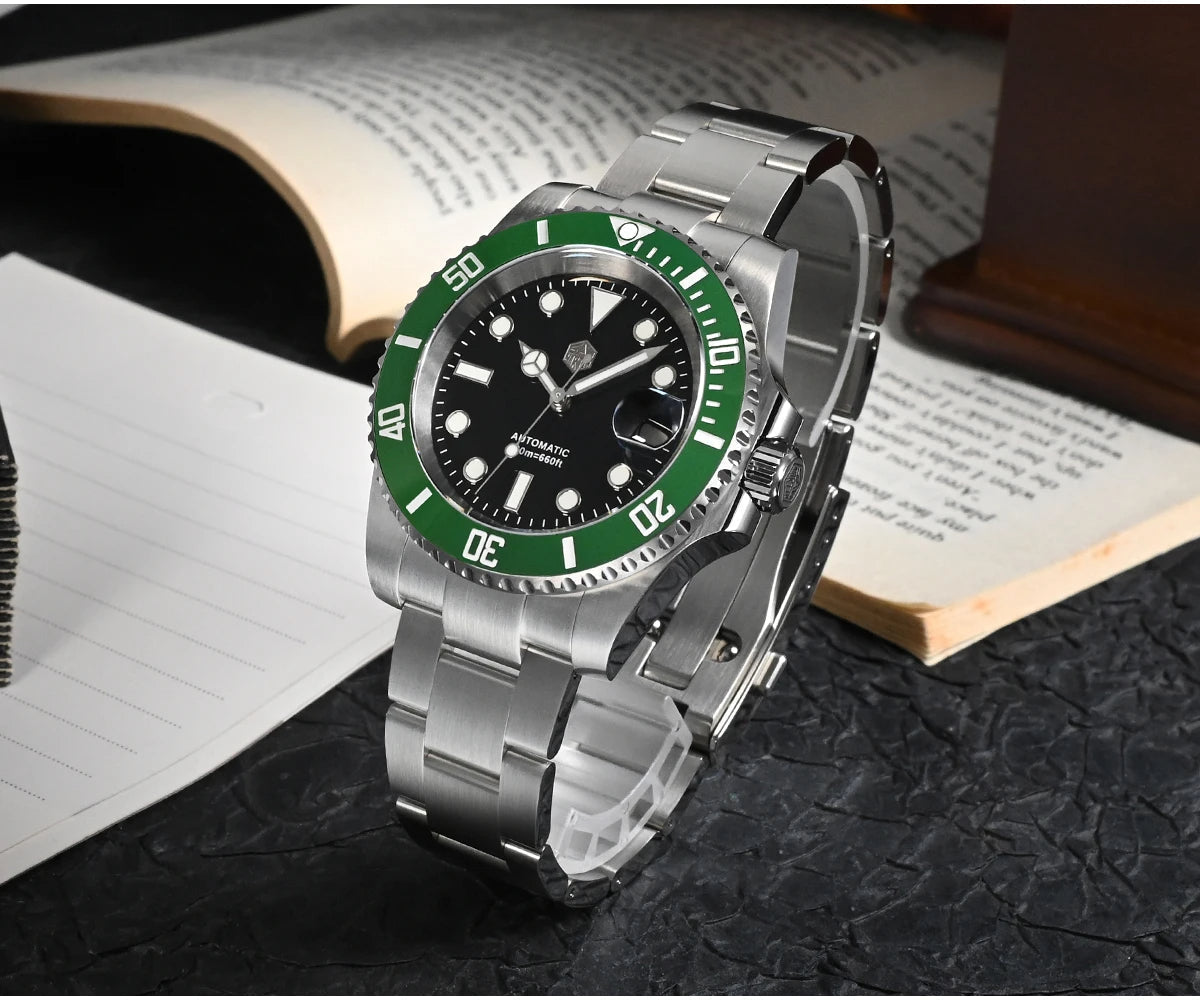 San Martin 40mm Sub Diver Watch SN017GB